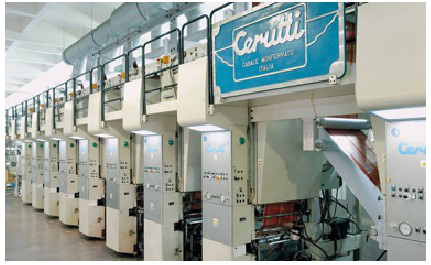 Italy Cerutti Gravure Printing Machine 9 colors . 